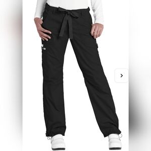 Koi Stretch Regular Length Black Scrub Pants sz 3X
